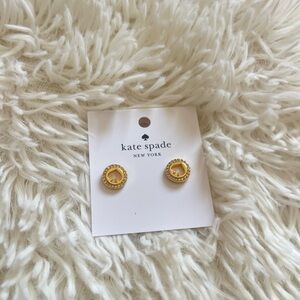 Kate Spade Pave Stud Earrings NEW